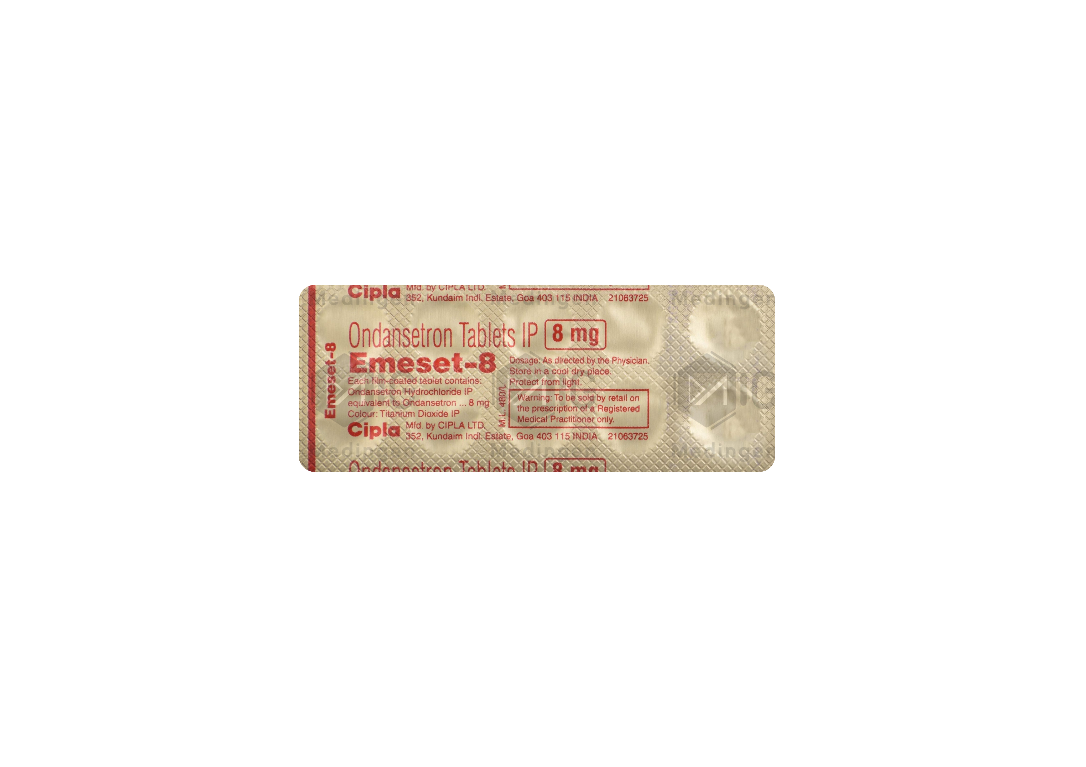 EMESET 8MG